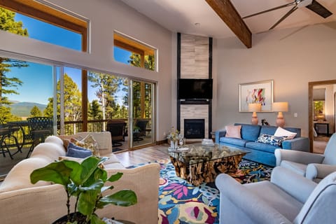 This main living area is central to the home and shares the great views!