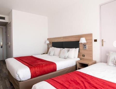 Drift to sleep in a comfortable bed after a wonderful day outside.
