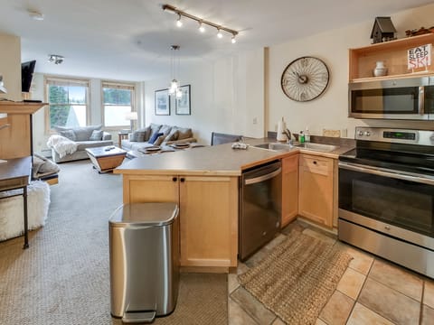 Living/Dining/Kitchen from Entryway