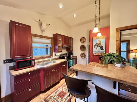 Kitchen as seen from dining area