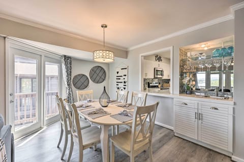 Dining Room | Dishware & Flatware Provided | High Chair | Balcony Access