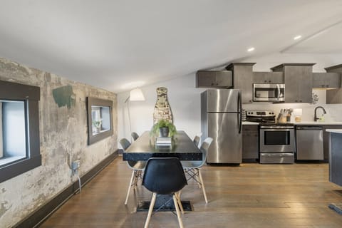 Kitchen (Fully Stocked with Bar Seating)