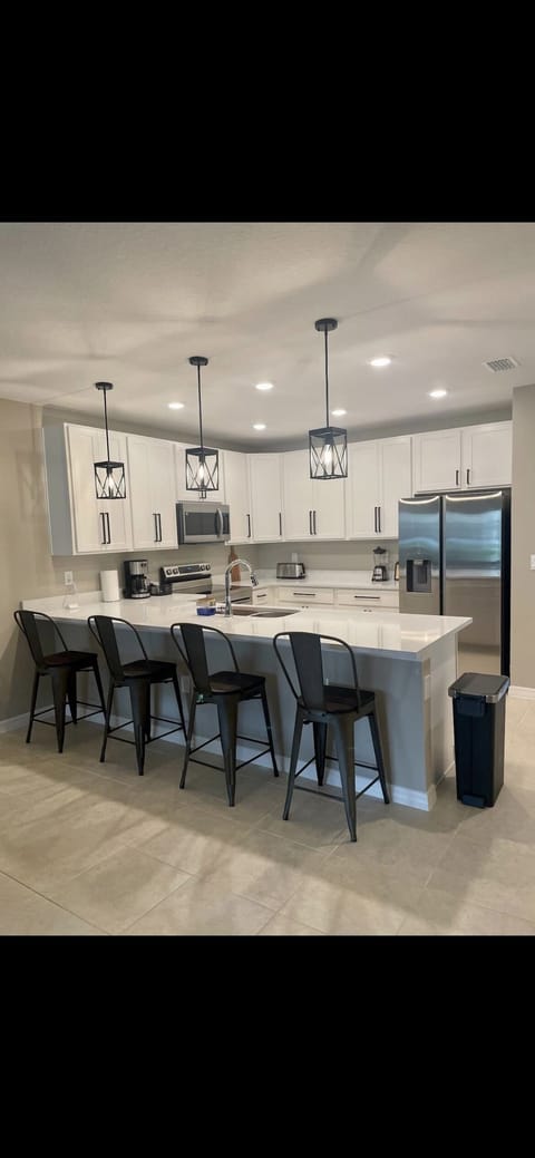 Spacious stocked kitchen 