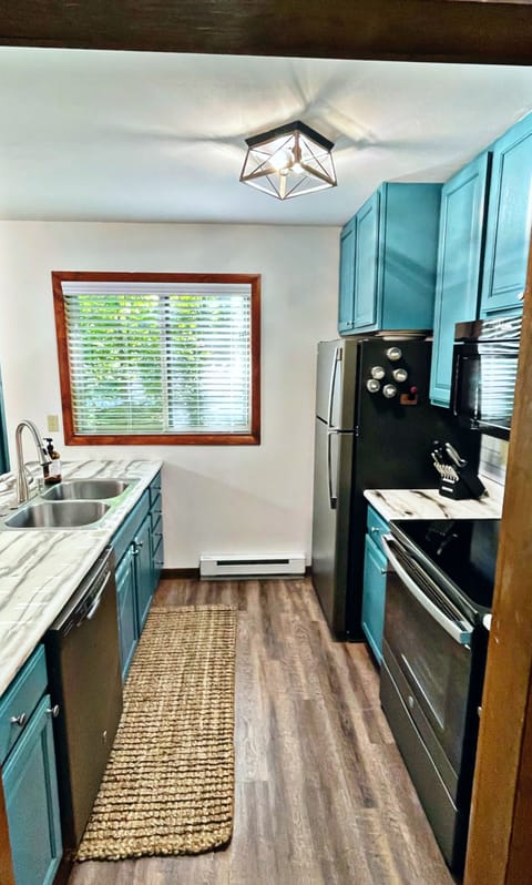 Well stocked, modern kitchen