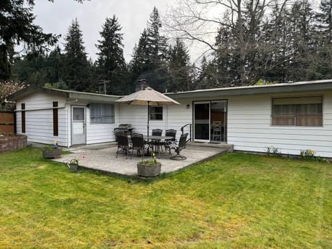 Enjoy the large, fully fenced back yard