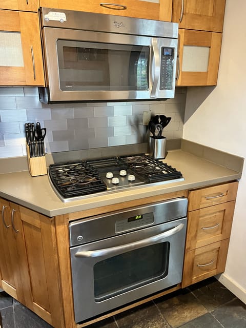 Fully stocked kitchen