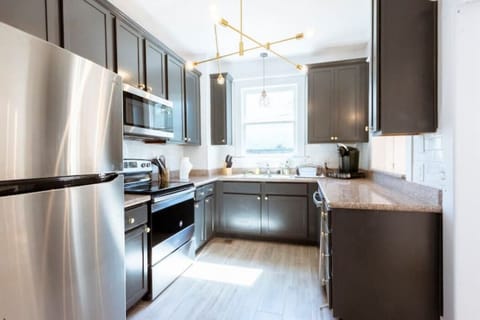 One of three full kitchens outfitted with the basic essentials