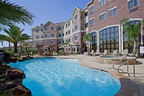 Take a dip in the outdoor pool.