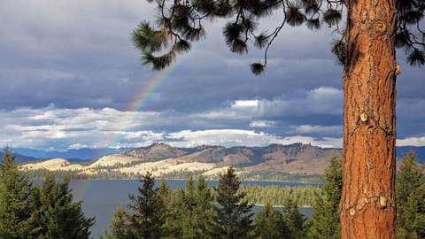 Early spring view from upper deck of Wildhorse Island