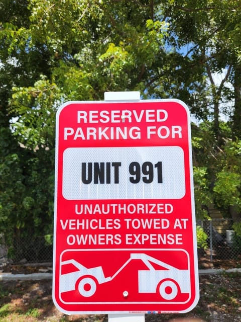 Your assigned parking space