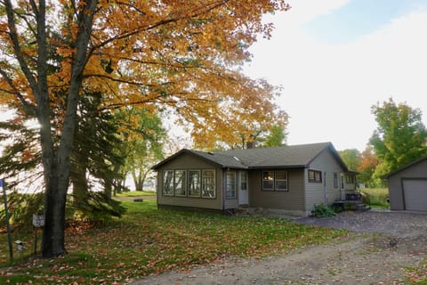 Trailer can be parked in driveway or in the grass in front of the 3-season porch