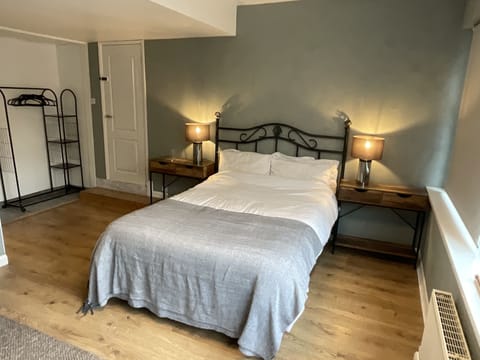 Luxurious Studio Apartment Bed, with feather topper and duvet