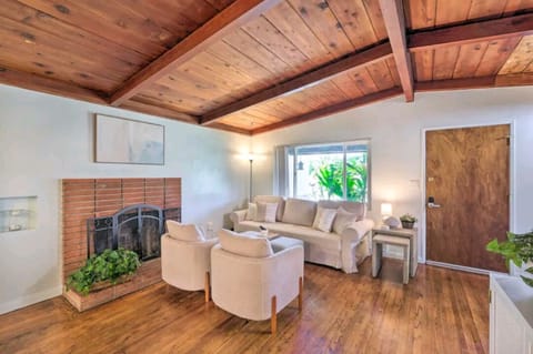 Spent time in this cozy living room and rest in front of the fireplace.