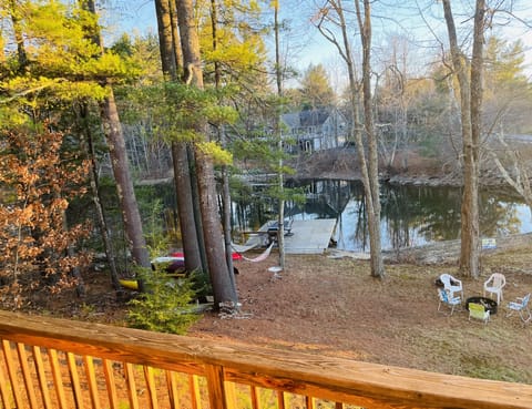 View of waterfront from balcony
