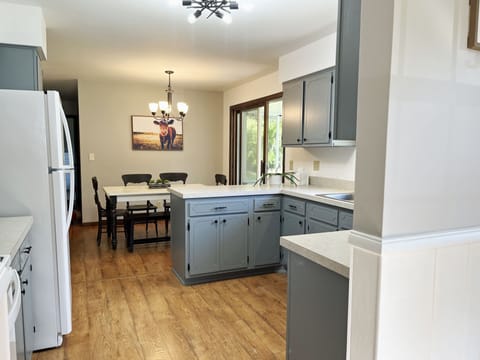 Kitchen with everything needed to cook meals