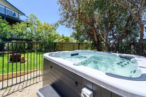 Outdoor heated spa