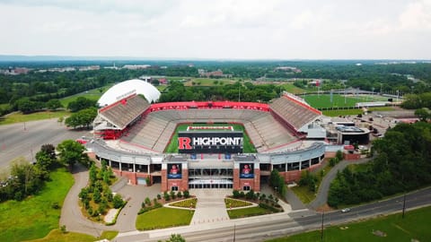 Catch big-game energy minutes away at the nearby stadium.