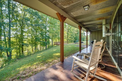 Furnished Patio | Charcoal Grill