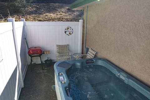 Private Patio with Hot Tub