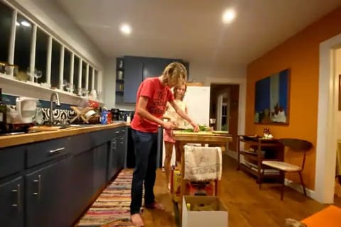 Plenty of room to make dinners and hang out. 