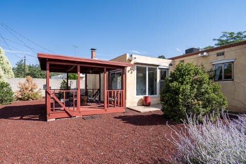 Backyard - Covered Patio, Outdoor Dining, & fenced In Yard