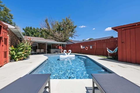 Private Backyard with Pool & Lounge Area