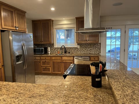 Fully stocked kitchen