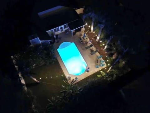 Areal view of the house