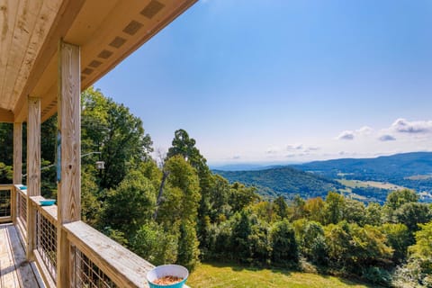 Long Layered Blue Ridge Mountain View