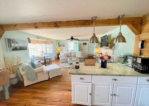 Open concept living + dining room