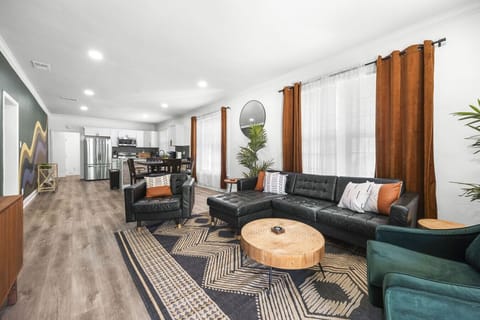 Open Concept - Living Room, Dining area and Kitchen so your whole group can be together at the same time.