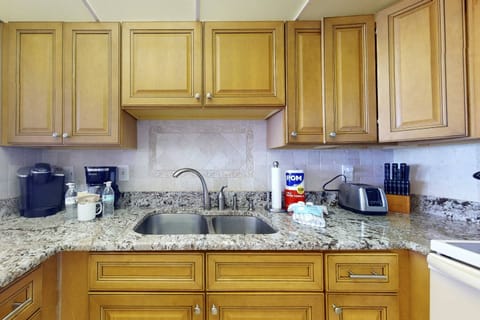 A starter set of paper goods, hand soap, dishwashing soap and trash bags