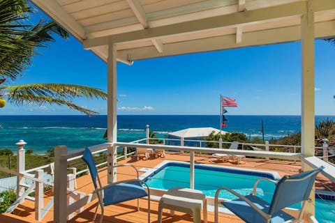 The Private Pool and Ocean Views of Villa Sunrise!