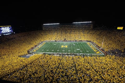 The University of Michigan Stadium, aka “The Big House”, 1.7 miles away!