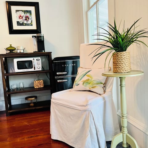 Microwave , Mini Refrigerator with freezer, Keurig Coffee Maker