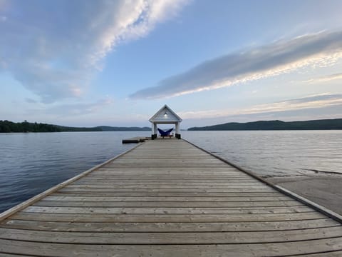 Dwight Beach, less than minute walk from the cottage to sandy beach and lake!