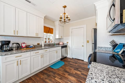 Step into the kitchen with windows that provide your first treehouse views