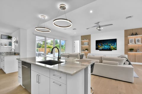 Fully stocked kitchen