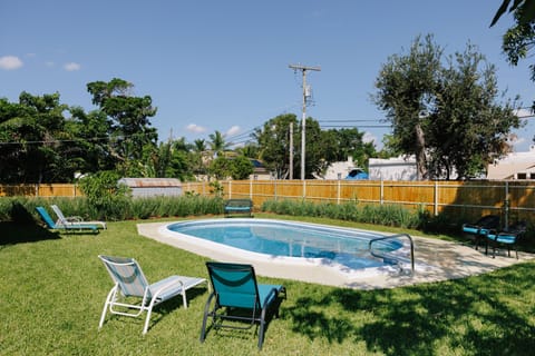 Private pool. Large fenced in yard. 