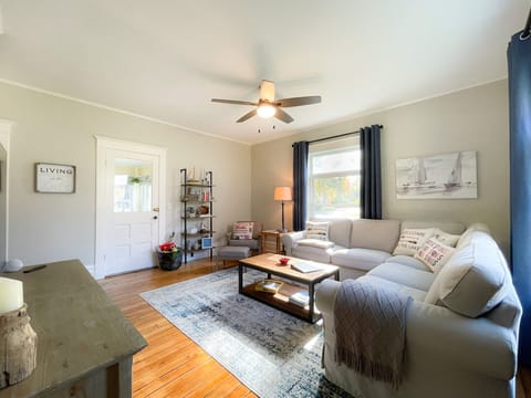 After a long day exploring Northern Michigan, relax in the comfort on your own family room