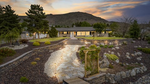 View from the lower driveway
