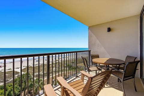 Enjoy your morning coffee in the new patio furniture.