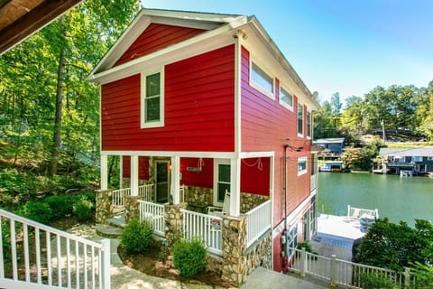 Front Porch and Lake View