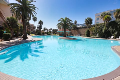 Huge resort style pool on the property