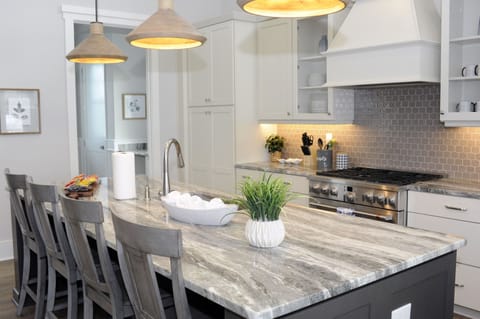 Spacious and stocked kitchen for your meals!