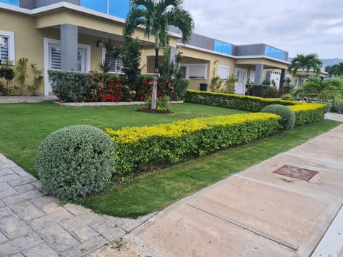 Villa lawn view