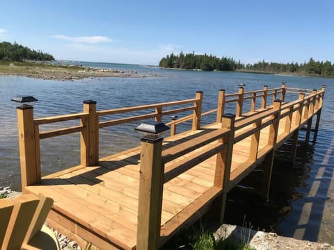 Dock on the Lake Huron

