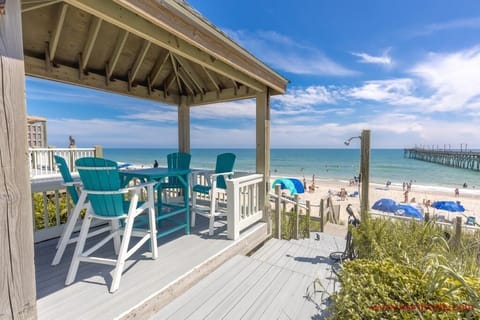 Oceanfront Gazebo on 1st Floor Deck