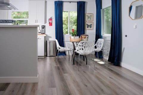 view of dining area from living room