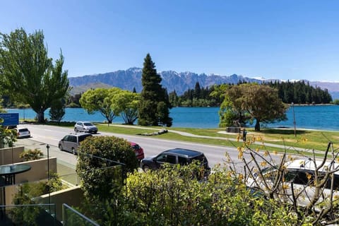 Incredible central waterfront location. 180 panoramic views over Lake Wakatipu, The Remarkables, Cecil Peak